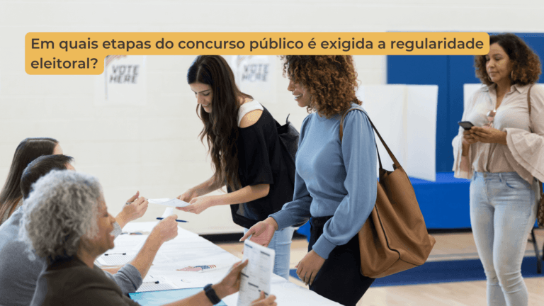 Não votei, mas paguei a multa: posso fazer concurso público?